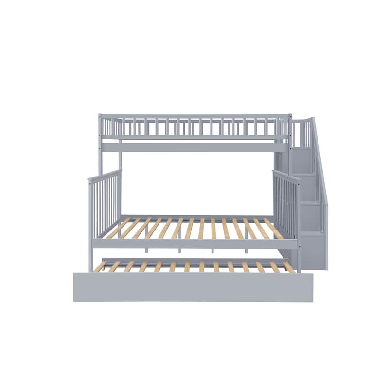 Stairway Bunk Bed with Trundle