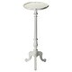 preview thumbnail 1 of 1, Cottage White Pedestal Plant Stand