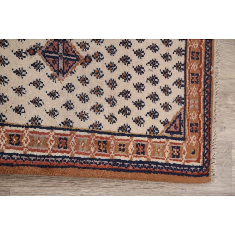 Paisley Botemir Oriental Boteh Area Rug Wool Handmade Carpet - 1'11" x 3'1"