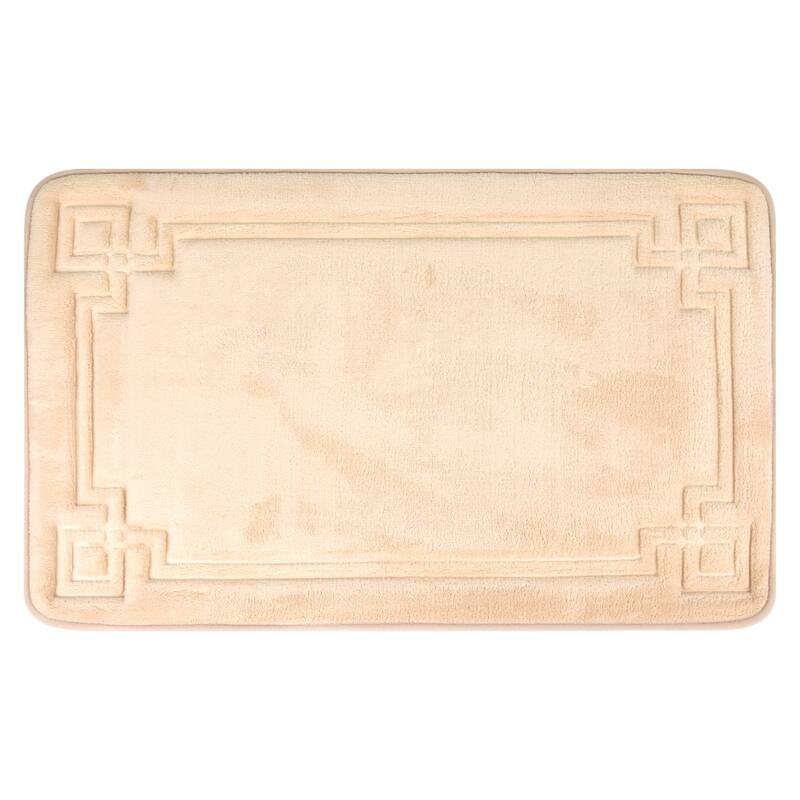 Geometric Pattern Bathroom Mat Soft Memory Foam Absorbent Non-Slip Back Bath Rugs Home Gifts