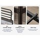 preview thumbnail 13 of 12, Black Metal Bunk Bed,Twin Over Twin Size Kids Bed for Bedroom