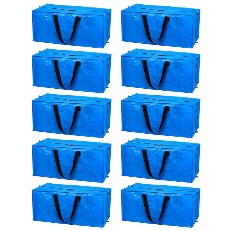 10 Pack Oversized Moving Bags with Zippers&Handles 29x13x15inch