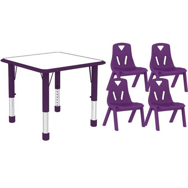 children's school table and chair set