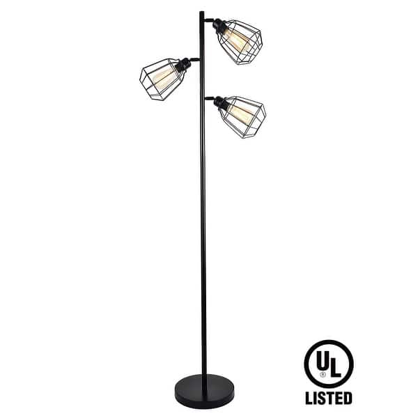 Industrial Style 3 Head 65inch Track Tree Floor Lamp On Sale Overstock 16966534