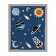 preview thumbnail 9 of 7, Lambs & Ivy Milky Way Blue/Gray Space Galaxy 4-Piece Nursery Baby Crib Bedding Set