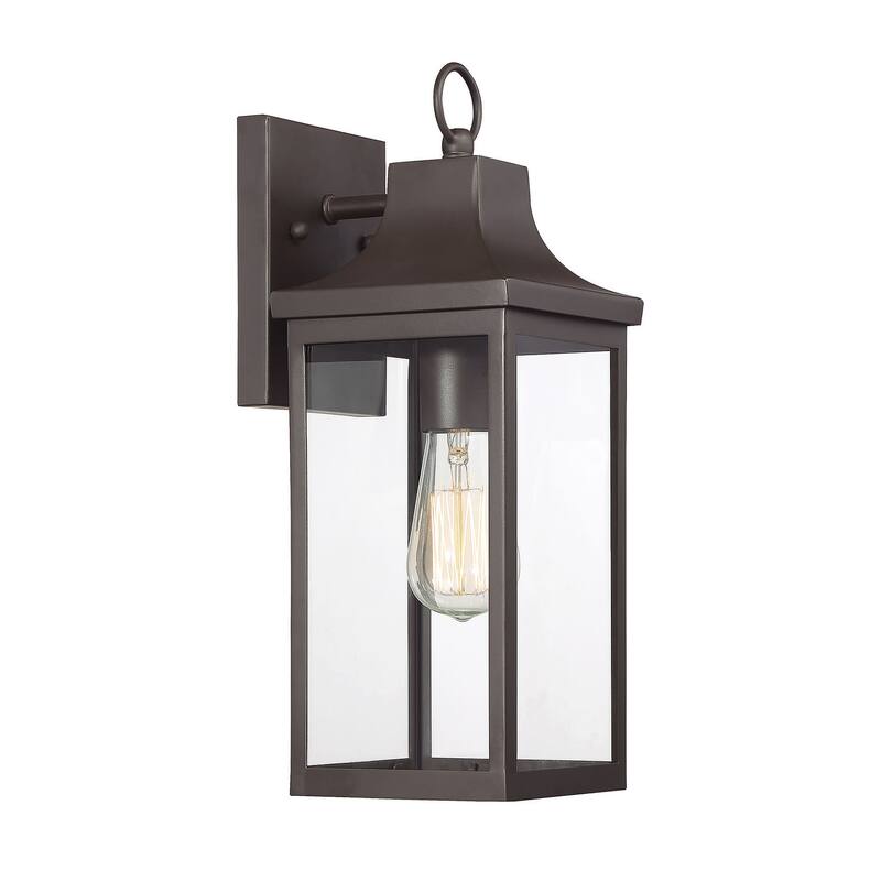 Bellevue Single Light 15" Tall Outdoor Wall Sconce - Oil Rubbed Bronze