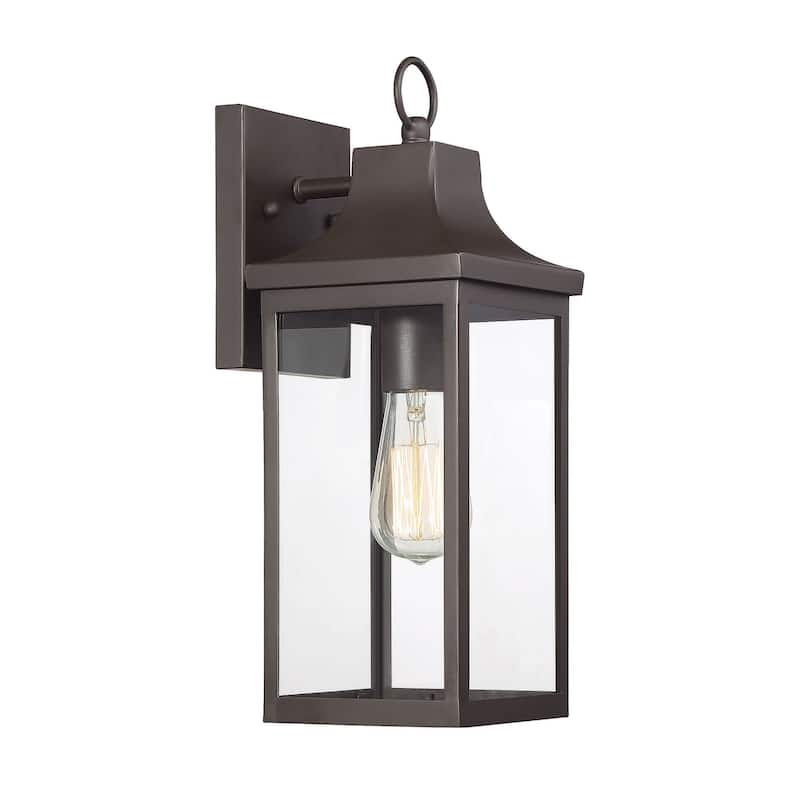 Meridian M50024 Single Light 15" Tall Outdoor Wall Sconce - Oil Rubbed Bronze