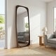 preview thumbnail 2 of 4, 31.5 in. W x 71 in. H Rectangular Solid Wood Framed Floor Mirror - 71"x31.5"