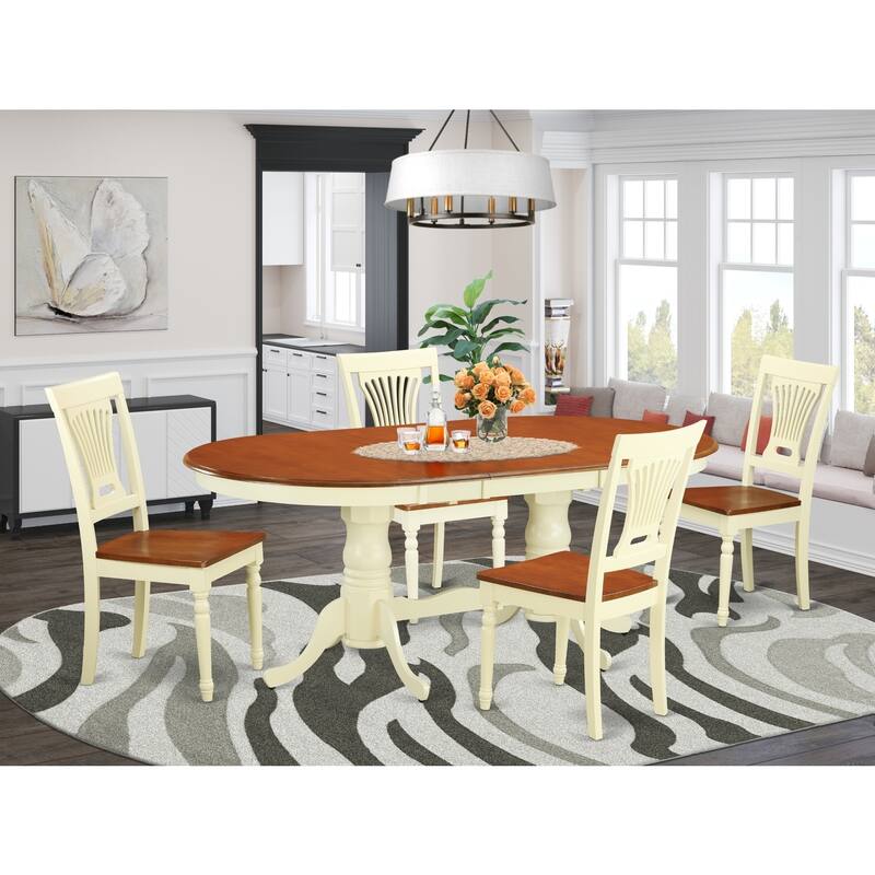 Retro Dining Set - Table & 8 Chairs - Kitchen Dining Room Furniture