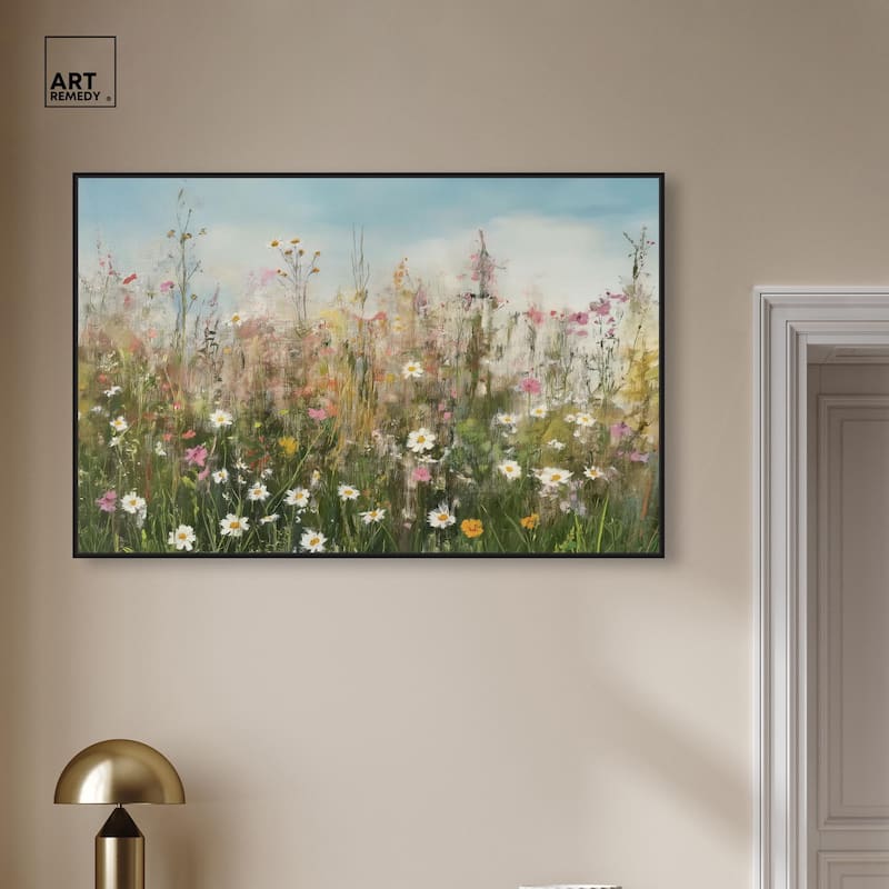 Glimmering Glade Garden I Canvas by Art Remedy