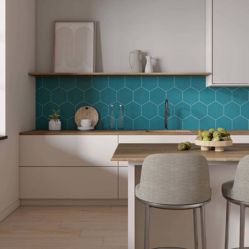 Cruz Bay Studio MKT61129 Honeycomb - 9" x 10" Geometric Floor and Wall