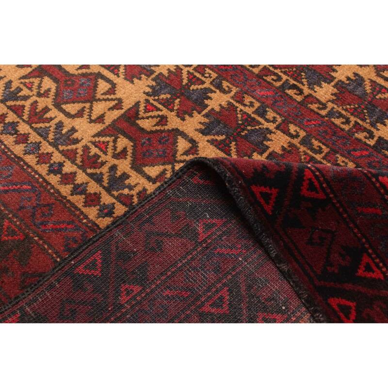 ECARPETGALLERY Hand-knotted Teimani Brown Wool Rug - 3'0 x 4'6