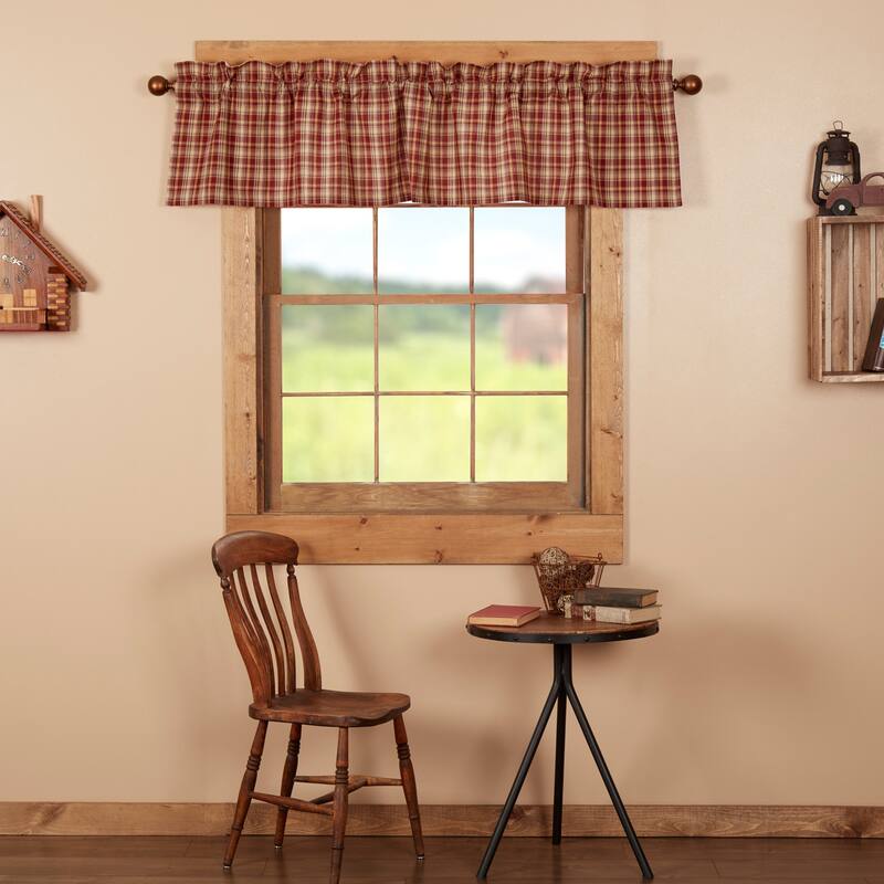 Beckham Plaid Valance