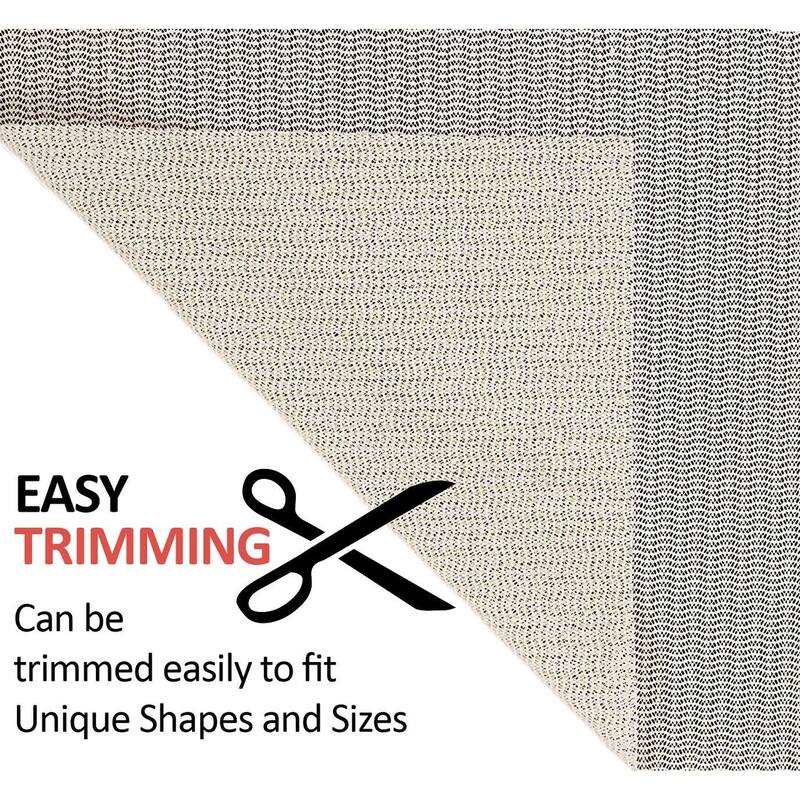 Antislip Strong Hold Firm Grip Rug Pad Beige On Sale Bed Bath