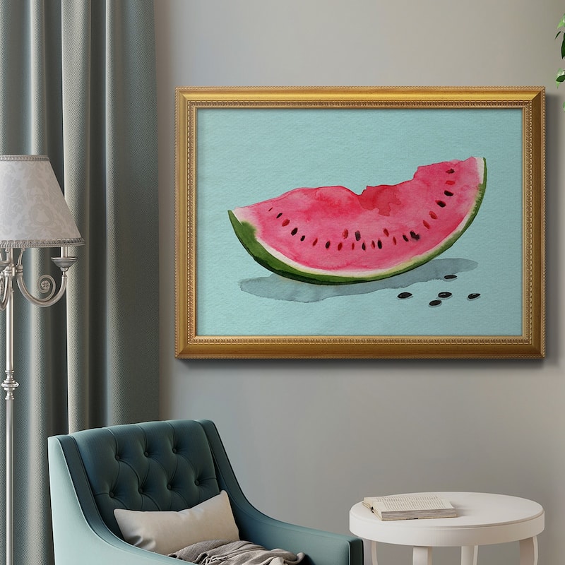 Summer Watermelon II Premium Framed Canvas- Ready to Hang