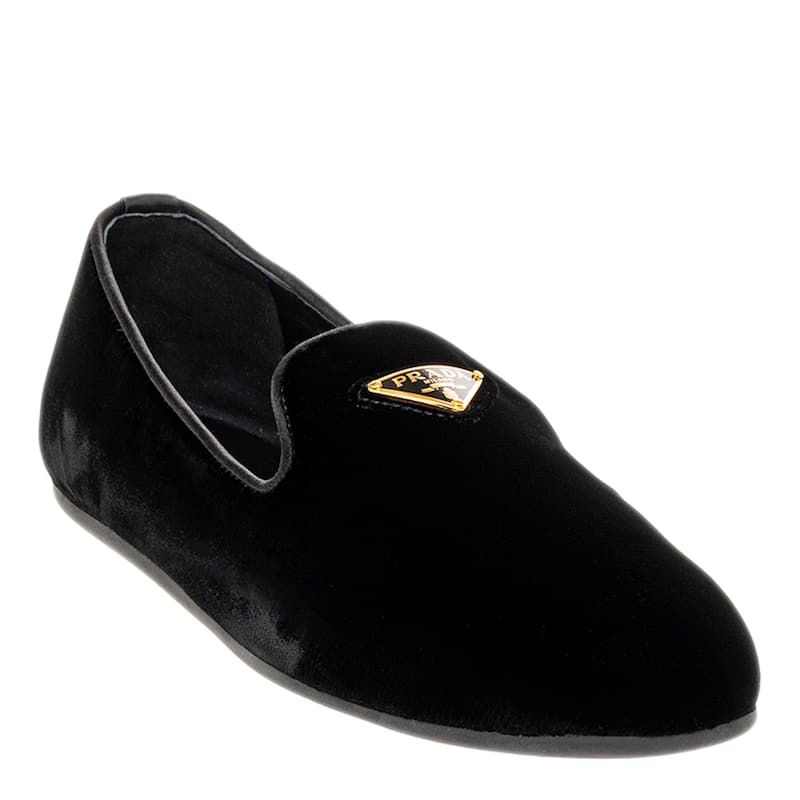 Prada Velvet Loafers - 40 EU