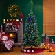 preview thumbnail 4 of 55, Glitzhome 6FT/7FT Multi-color Lighted Fir Christmas Tree with Remote Controller