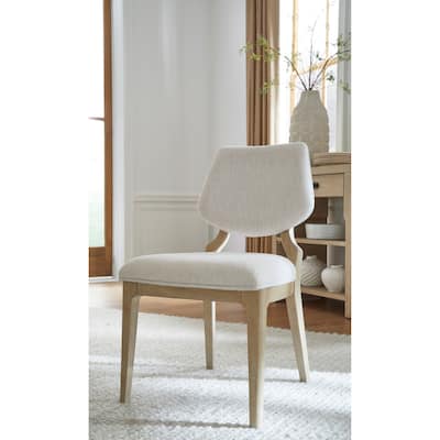 Salt Life Home Sunset Cove Sanibel Brown Upholstered Side Chair Two Pack - 20''W x 22.63''D x 36''H