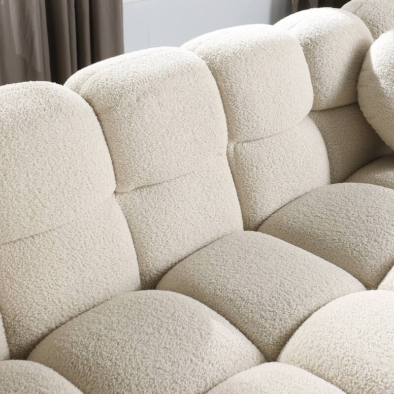 Modern ergonomic marshmallow sofa for living room