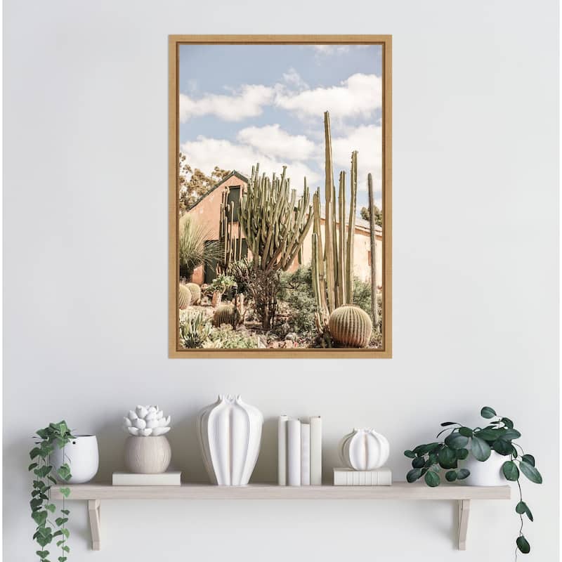 Karoo Garden by Shot by Clint Framed Canvas Wall Art Print - Sylvie Natural