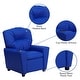 preview thumbnail 21 of 191, Contemporary Kids Recliner with Cup Holder
