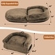 preview thumbnail 16 of 19, Giant Foldable Bean Bag Chair for Adults Kids Large Beanbag Sofa