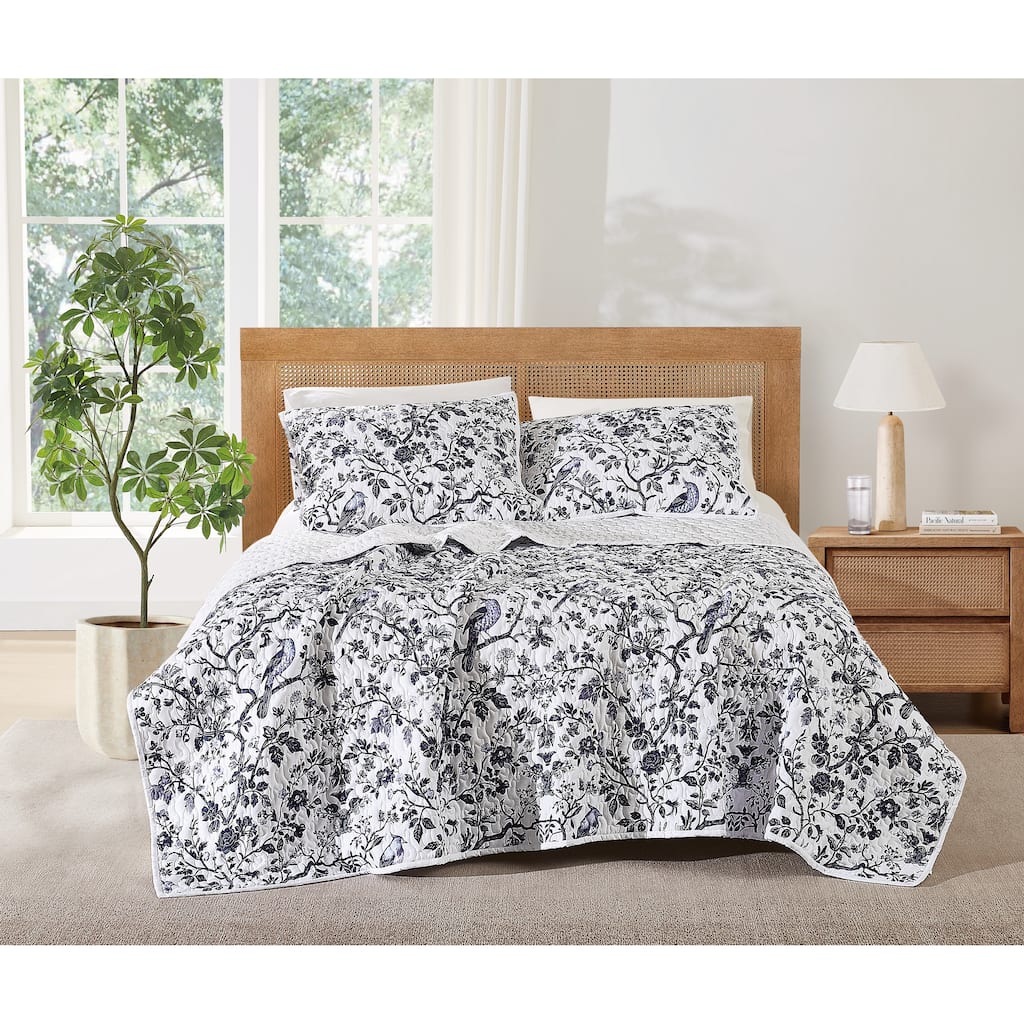 Brooklyn Loom Ava Floral Quilt Set