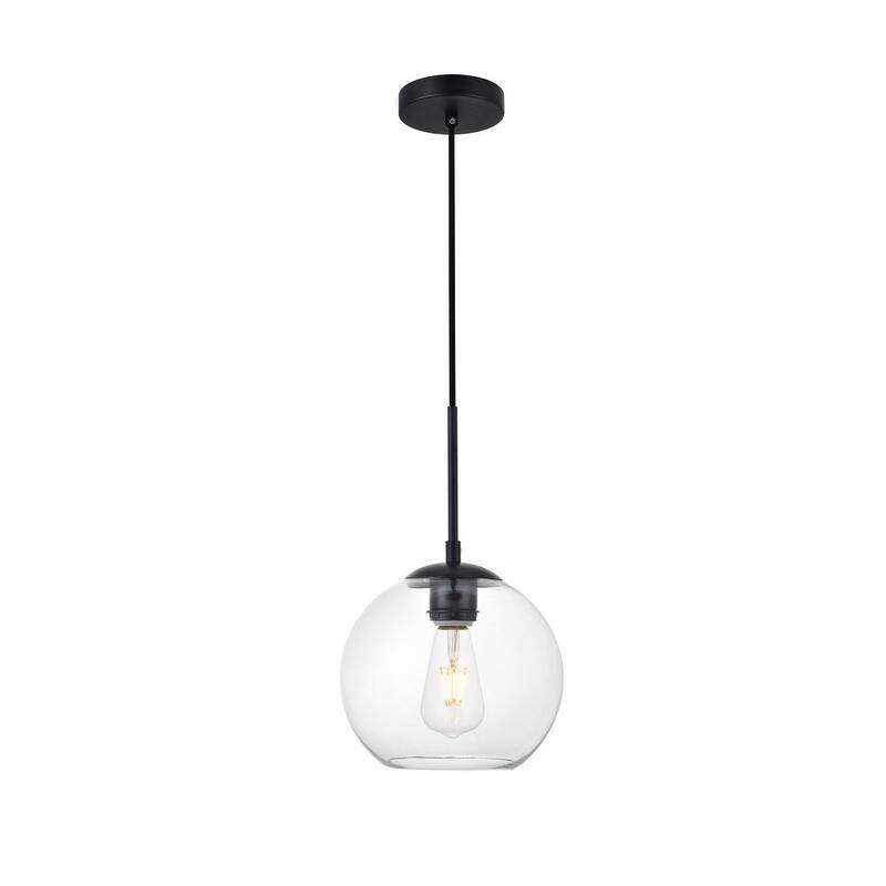1-Light Pendant with 8 inch Clear Glass