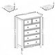 preview thumbnail 8 of 6, GDFStudio - Farmhouse Modern 6-Drawer Dresser Cabinet with Metal Slides and Vintage Handles