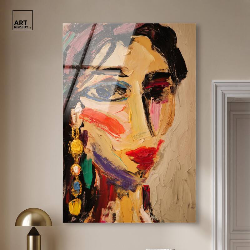 Colorful Expression I Acrylic by Art Remedy, Ready to Hang