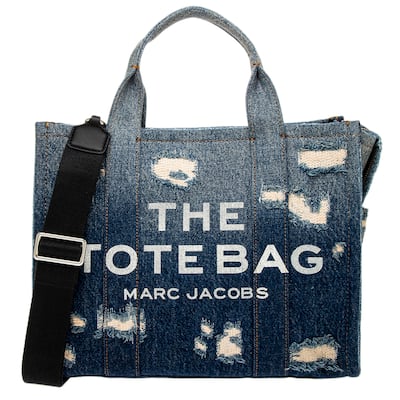 Marc Jacobs The Rip and Repair Denim Medium Tote Bag