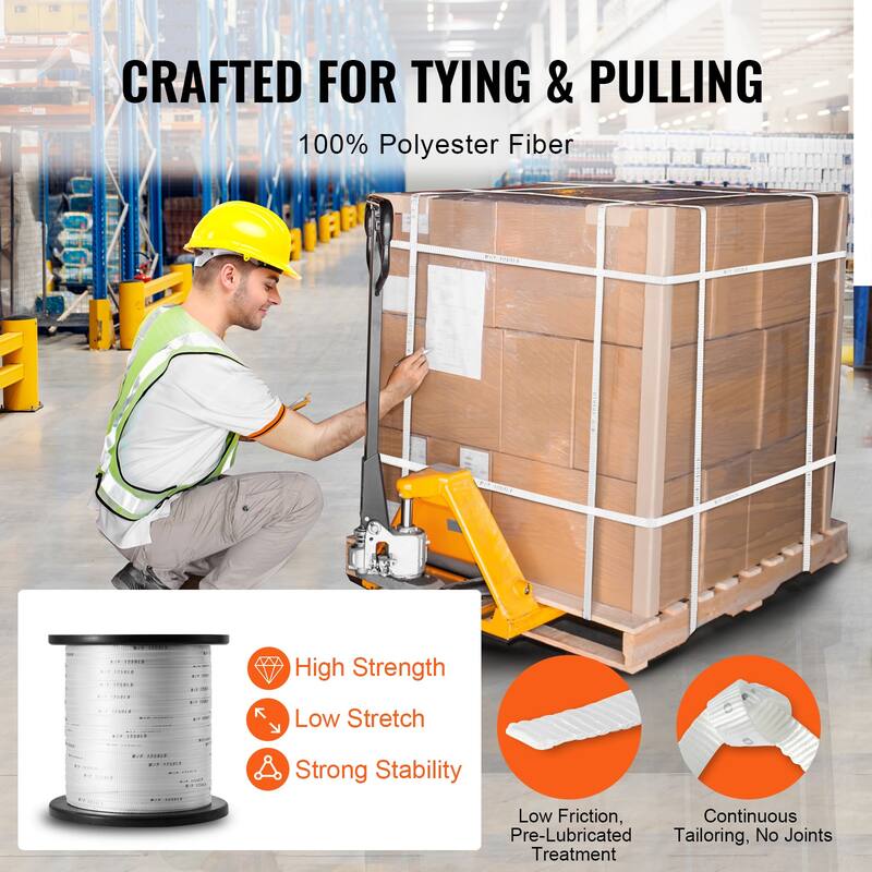 Polyester Pull Tape for Packaging, Gardening, Commercial Electrical, Conduit Work