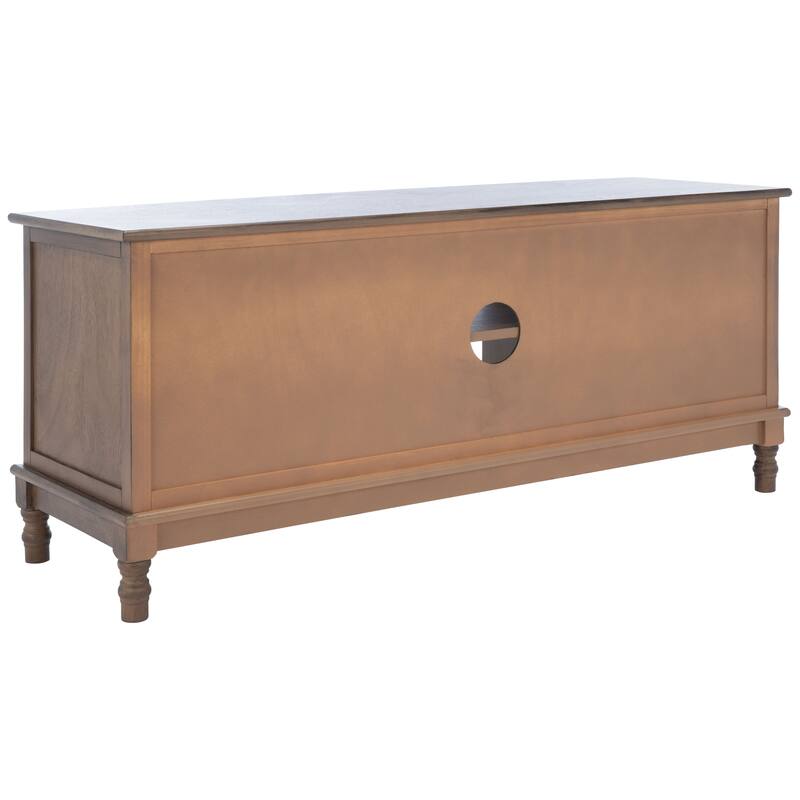 SAFAVIEH Magnolia 2-Door 2-Shelf Storage TV Media Stand - 47.3" W x 15.8" L x 20" H
