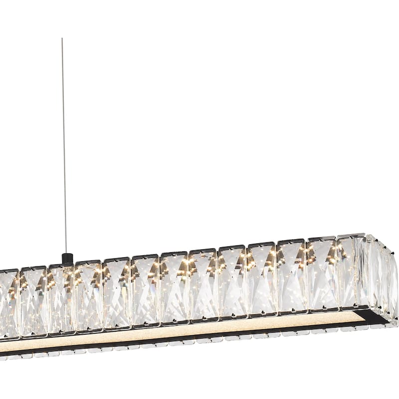 Reese Integrated LED Matte Black Island Light