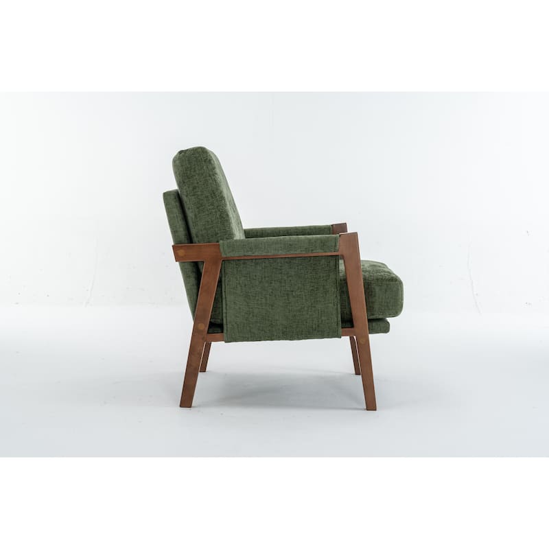 Mid-Century Modern Accent Chairs ,Modern Accent Chair,Chair with Soft Waist Cushion,Ergonomic Lounge Chairs
