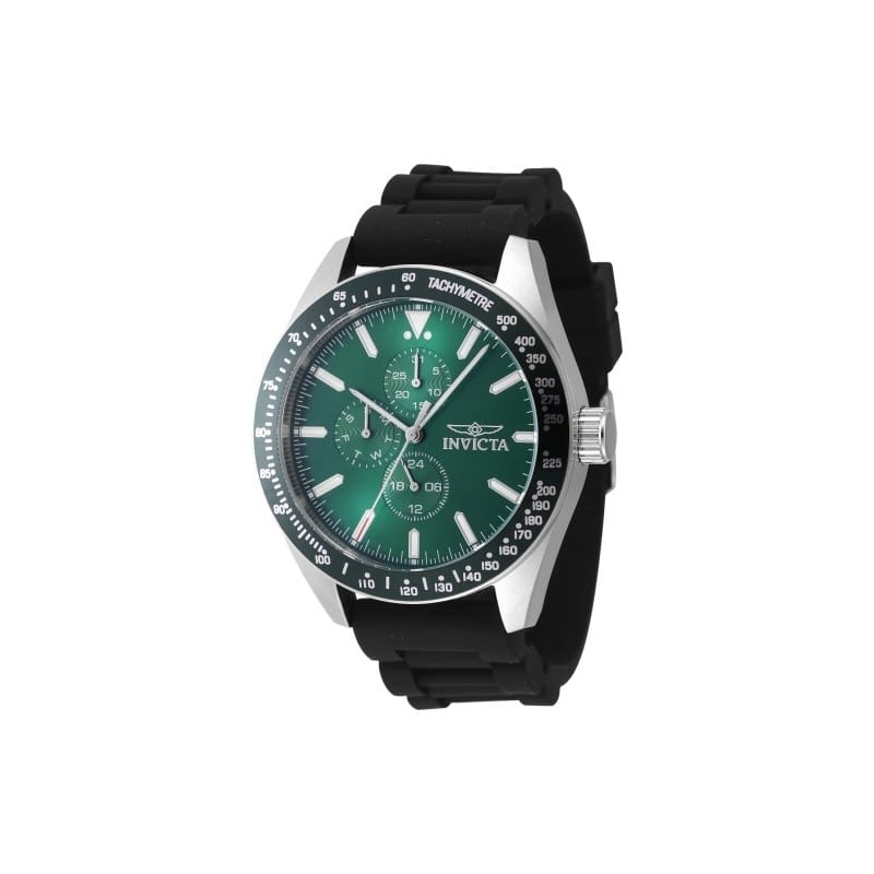 Invicta Men's 47591 Aviator Quartz Chronograph Green Dial Watch