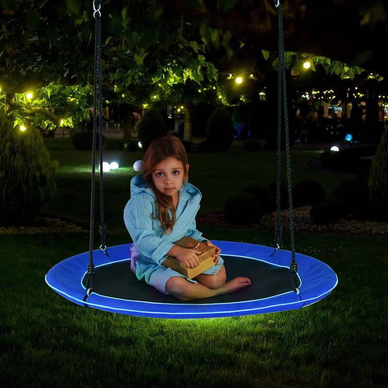 Costway 40'' Saucer Tree Swing 660 LBS for Kids Adults Outdoor with - See Details