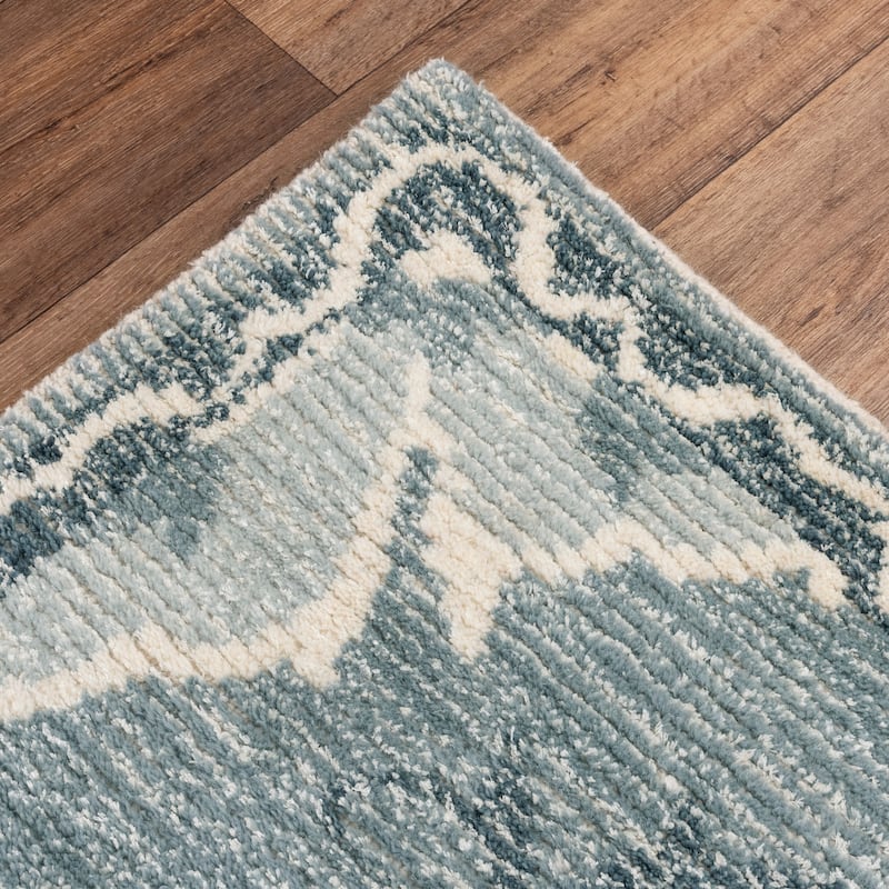 Alora Decor Tabatha Brown Hand-tufted Wool Blend Rug