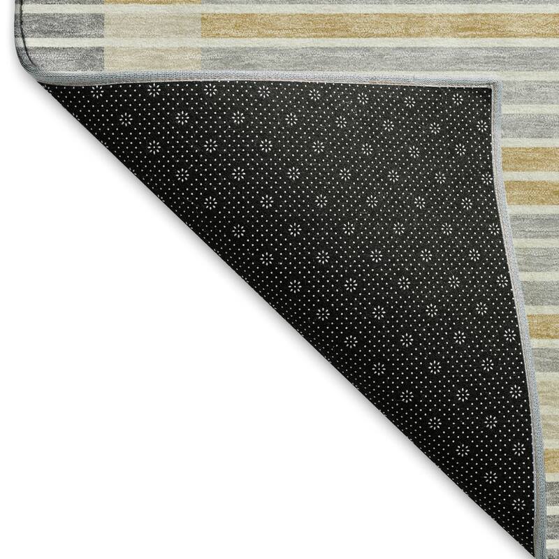 Premium Washable Super Soft Border Geo Mayfield Rug