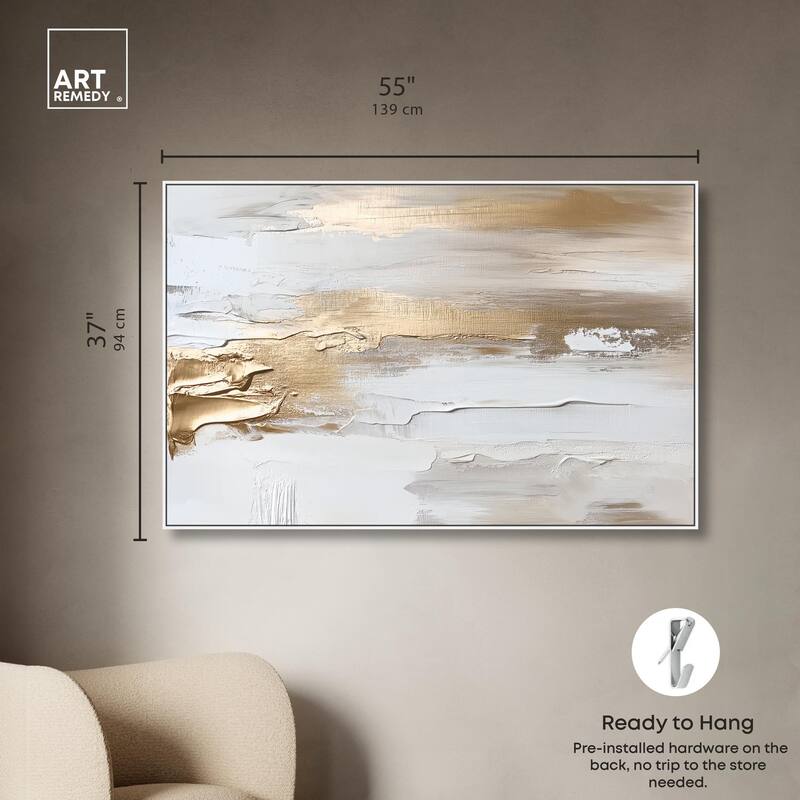 Soothing Waves Canvas by Art Remedy