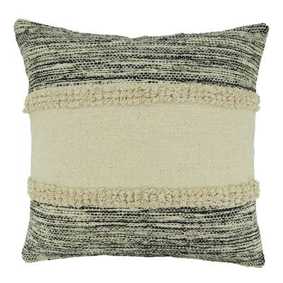 Stripe Chindi Design Throw Pillow