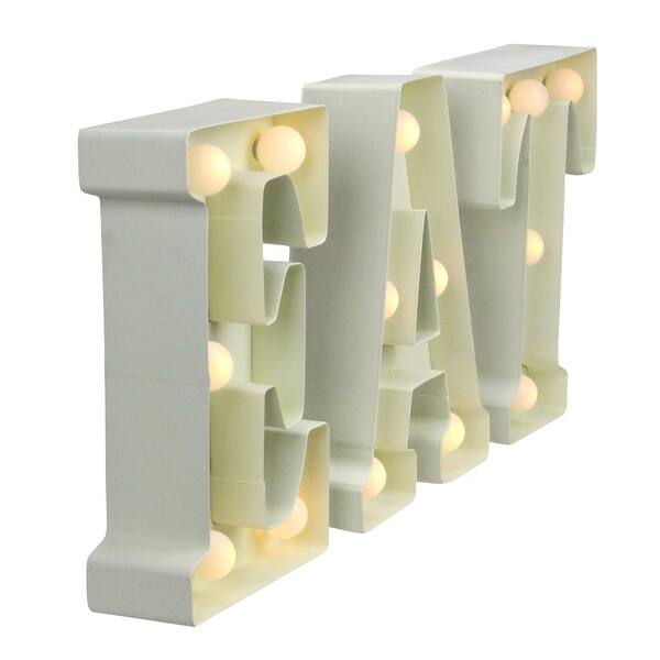 Shop 8 Cream Led Lighted Eat Marquee Sign Wall Decor