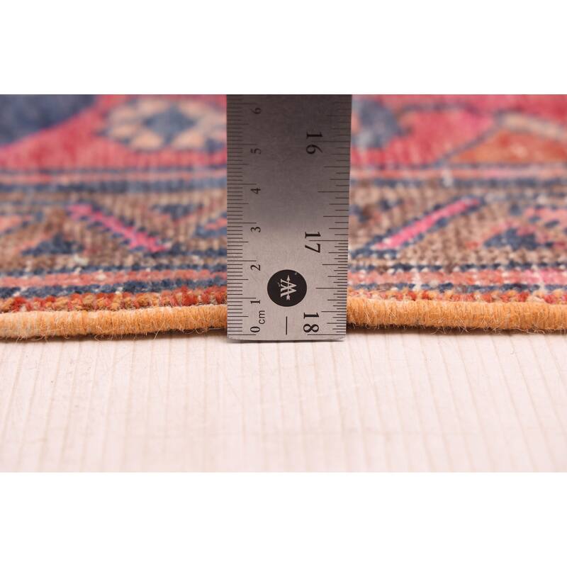 ECARPETGALLERY Hand-knotted Antalya Vintage Dark Navy Wool Rug - 4'6 x 6'8