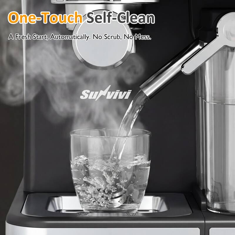 Espresso Machine & Iced Coffee Maker with Cold Brew, Self-Clean