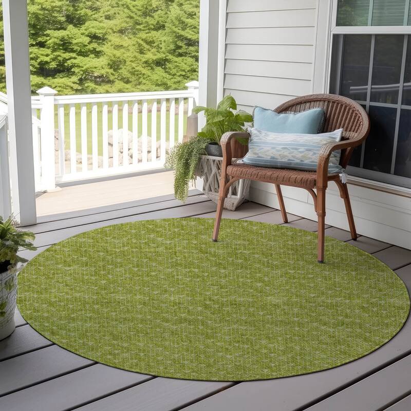 Machine Washable Indoor/ Outdoor Arrows Chantille Rug