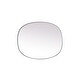 preview thumbnail 4 of 9, Elegant Lighting MR2B3036 Brynn 30" W x 36" H Modern Oval Bathroom