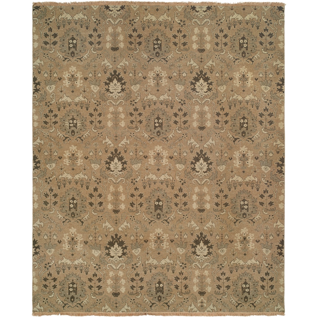 Traditional Multi-Colored Flatweave Wool Area Rug