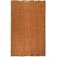 preview thumbnail 23 of 25, SAFAVIEH Handmade Natural Fiber Yanina Sisal Tassel Rug 6' x 9' - Rust - Rectangle