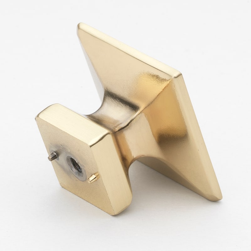 GlideRite 1.38 Inch Modern Square Cabinet Knob