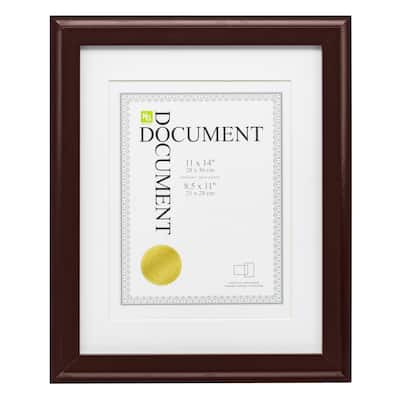 kieragrace KG Oxford Document Frame - Brown - 11" x 14"